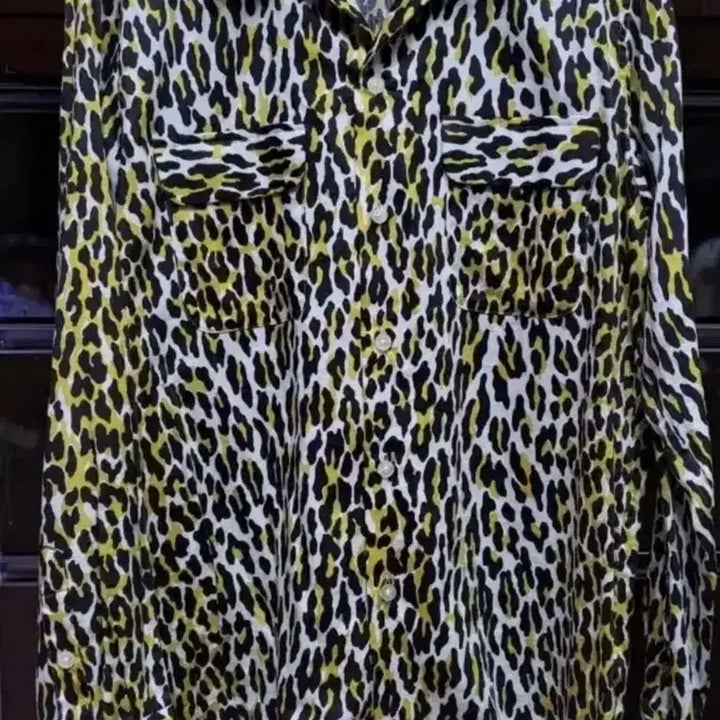 [BUNJANG] Wacko Maria Leopard Shirt / 와코마리아 레오파드 셔츠