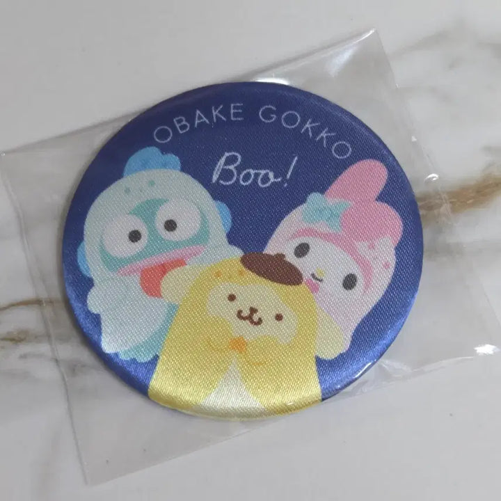 [BUNJANG] Sanrio Satin Can Badge Obake Secret / 산리오 사틴 캔뱃지 오바케 시크릿