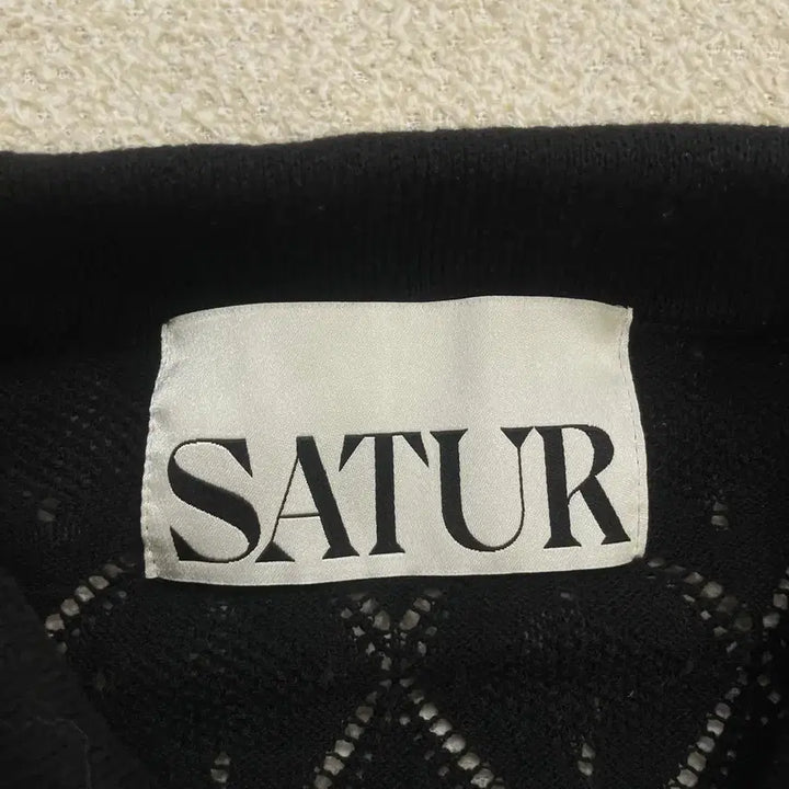 [BUNJANG] Satur Pez Cable Collar Half Knit Cardigan / 세터 Satur 페즈 케이블 칼라 하프 니트 가디건