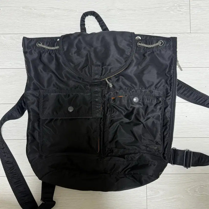[BUNJANG] Porter Black Backpack / 포터 블랙 백팩 가방 럭색