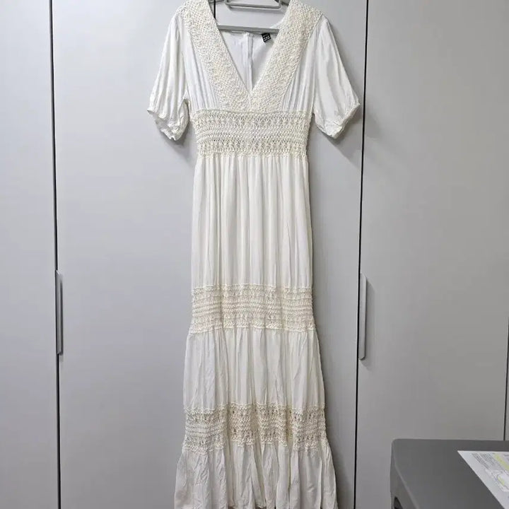 [SOLD OUT] 일본수입 뜨개포인트 롱원피스55-66