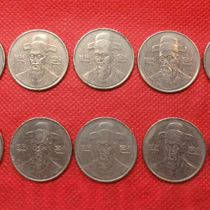 [BUNJANG] 1988 100 Won Coin Bundle (10 Coins) / 1988년 100원 동전 10개 일괄