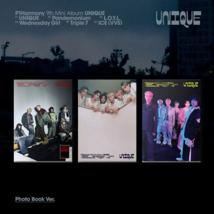 [BUNJANG] P1Harmony Mini Album Vol. 9 UNIQUE Sealed Album Set / 피원하모니 P1Harmony 미니9집 UNIQUE 미개봉 앨범 세트