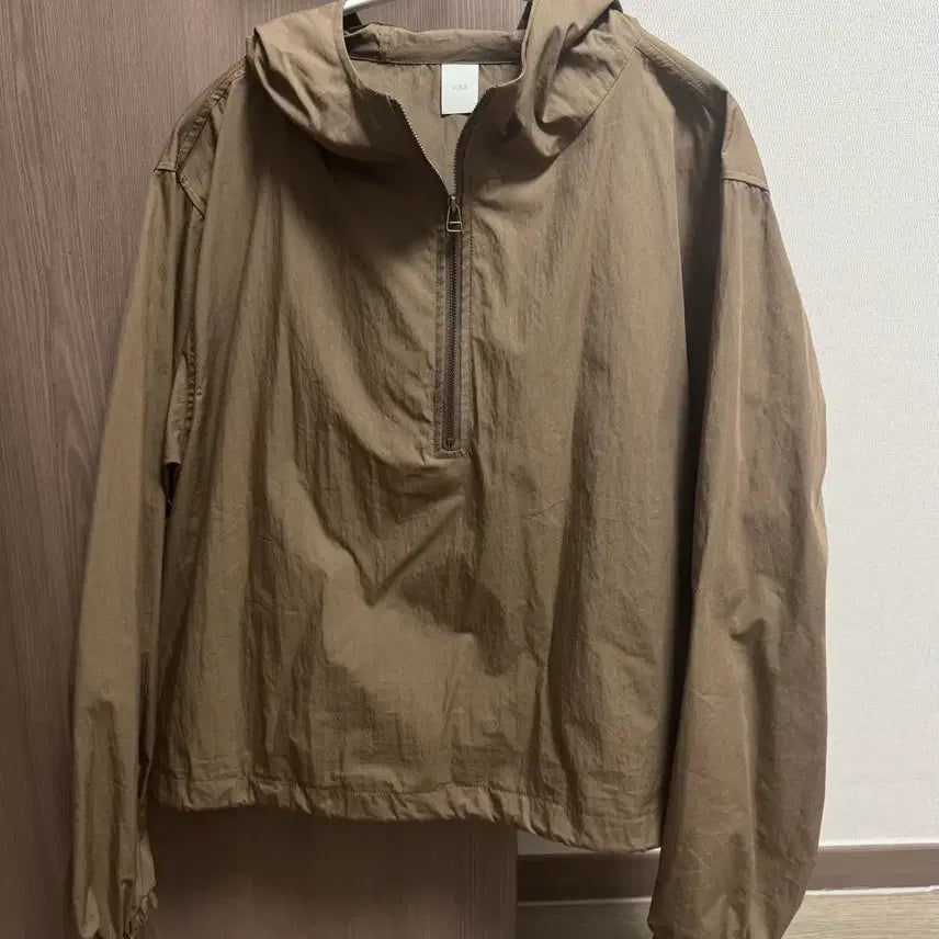 [BUNJANG] ECRIS Hood Anorak Brown / 에크리스 후드 아노락 브라운