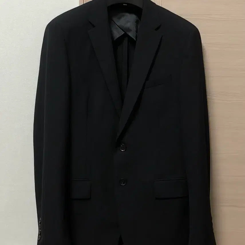 [BUNJANG] Jiqe Black Blazer Suit Jacket Size 103 / 지이크 블랙 블레이저 정장 자켓 103사이즈