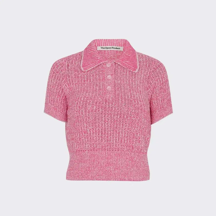 [BUNJANG] TheOpen Product Glitter Yarn Crop Knit / TheOpen Product 더오픈 프로덕트 글리터 얀 크롭 니트, 1