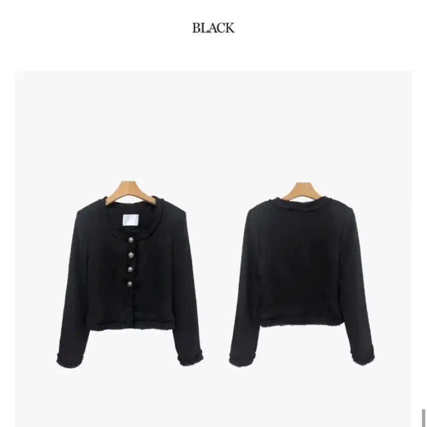 [BUNJANG] Young &amp; Rich Black Tweed Jacket / 트위드 자켓 블랙 ( 영앤리치 )