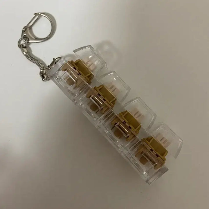 [BUNJANG] Keyboard Switch Keyring - Yellow Switch / 키캡 키링 브라운