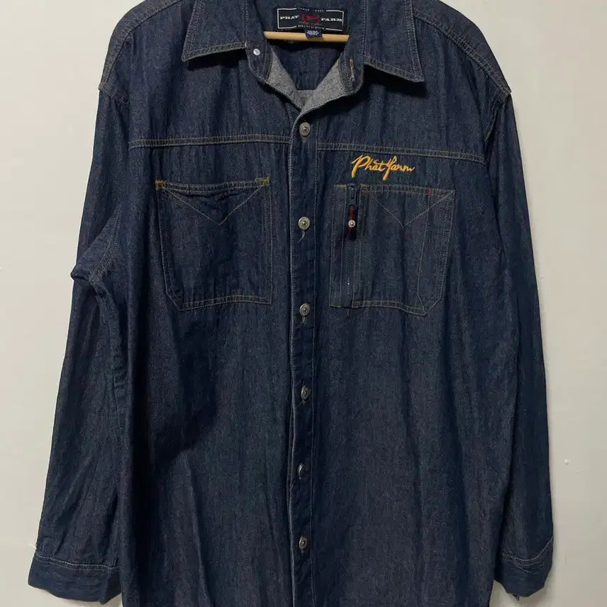 [BUNJANG] Phat Farm Loose Fit Denim Jacket / 110 PHAT FARM 루즈핏 데님 청자켓 정품