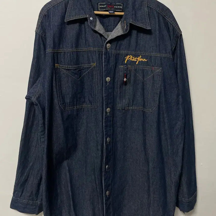 [BUNJANG] Phat Farm Loose Fit Denim Jacket / 110 PHAT FARM 루즈핏 데님 청자켓 정품