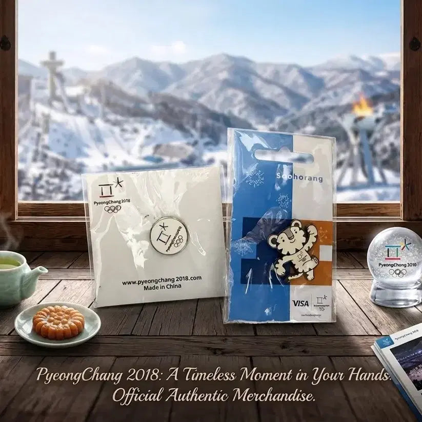 [BUNJANG] 2018 Pyeongchang Olympics Official Soohorang Emblem Badge / 2018년 평창올림픽 엠블럼 수호랑 공식 뱃지 판매합니다