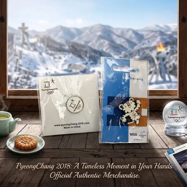 [BUNJANG] 2018 Pyeongchang Olympics Official Soohorang Emblem Badge / 2018년 평창올림픽 엠블럼 수호랑 공식 뱃지 판매합니다