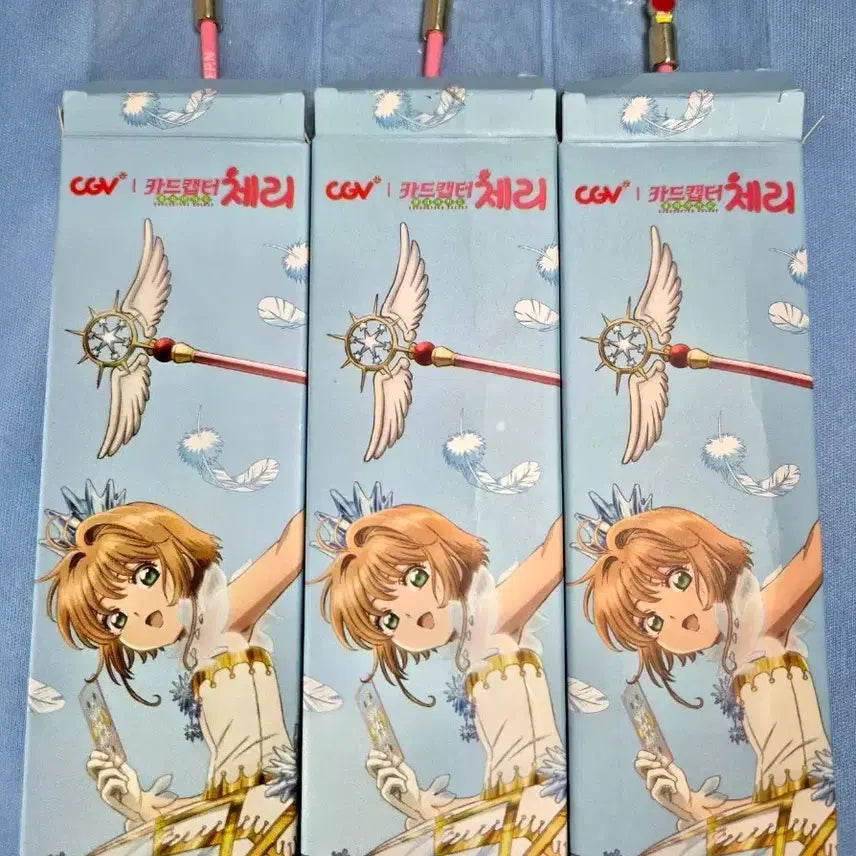 [BUNJANG] Cardcaptor Sakura 3-Piece Wand Muddler Set (Chicken, Star, Dream) / cgv 카드캡터 체리 사쿠라 닭봉 별봉 꿈봉 3종 머들러 일괄판매