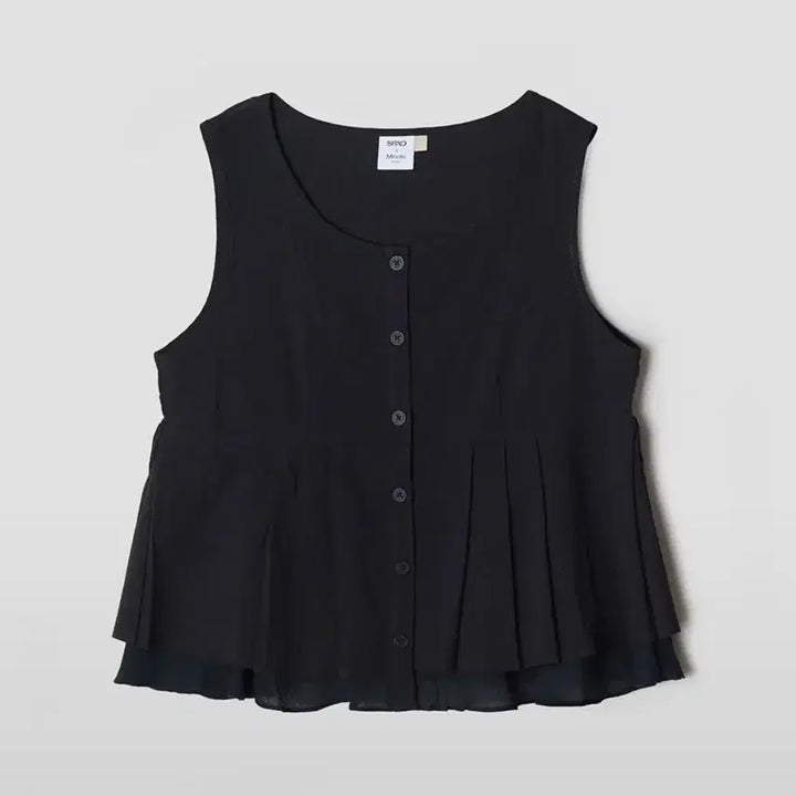 [BUNJANG] SPAO x Miseki Seoul Collaboration Black Sleeve T-Shirt / 스파오 미세키서울 콜라보 블랙