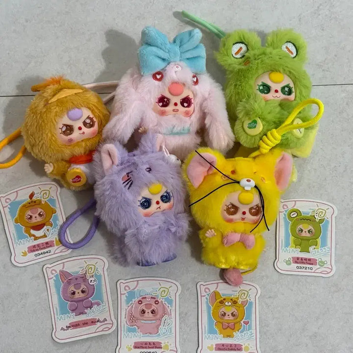 [BUNJANG] Baby Three Wearly Inhyeon Bundle Set Keyring / 택포) 베이비쓰리 웨어들리 키링 인현 5종 일괄판매