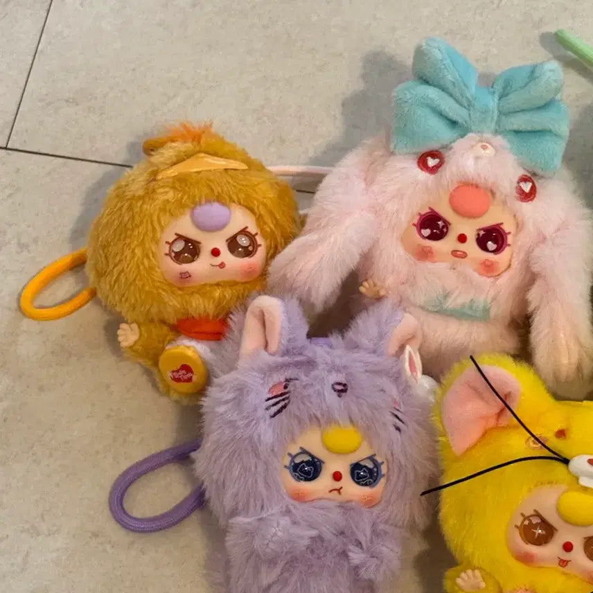 [BUNJANG] Baby Three Wearly Inhyeon Bundle Set Keyring / 택포) 베이비쓰리 웨어들리 키링 인현 5종 일괄판매