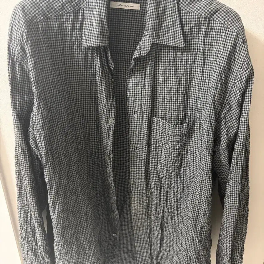 [BUNJANG] Brown Yak Steady Shirt Grey Check Size 4 / 브라운야드 스테디 셔츠 그레이체크 4사이즈