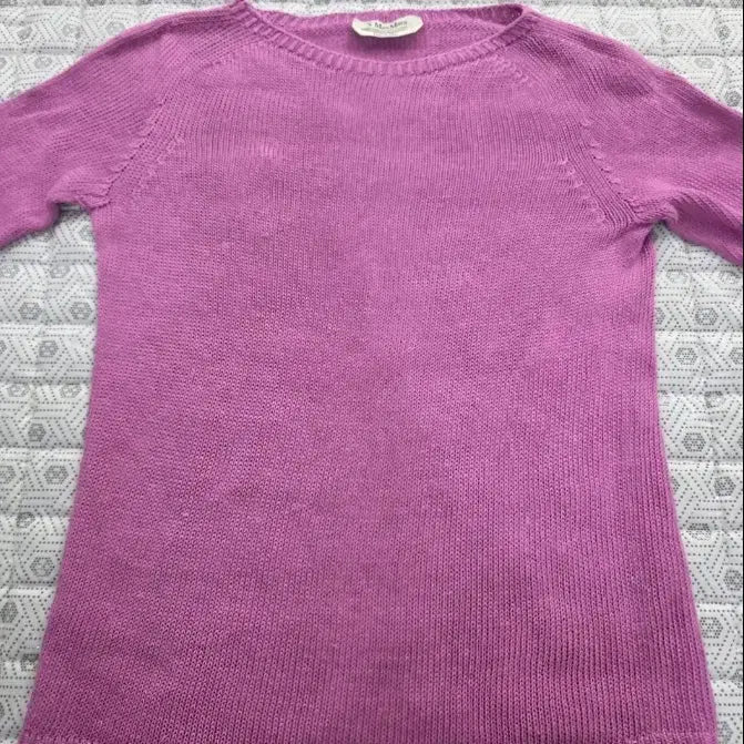 [BUNJANG] S MaxMara Pink Knit Sweater / 막스마라 핑크 니트 ~55