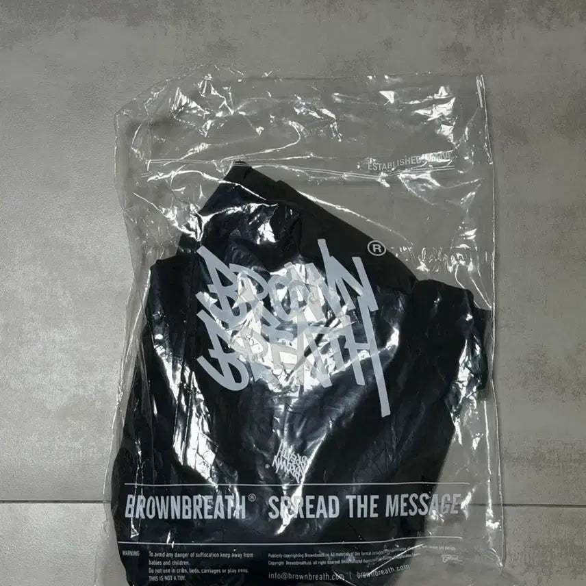 [BUNJANG] Brownbreath OG Long Sleeve Black Small / 브라운브레스 OG 롱슬리브 블랙 s