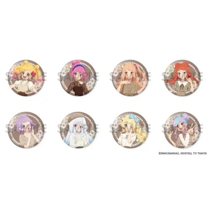[BUNJANG] Aikatsu! Animate Sephiara Cheki &amp; Can Badge Flower Can Badge Group Order / 아이카츠 애니메이트 세피아라 체키&amp;캔뱃지 플라워 캔뱃지 공구