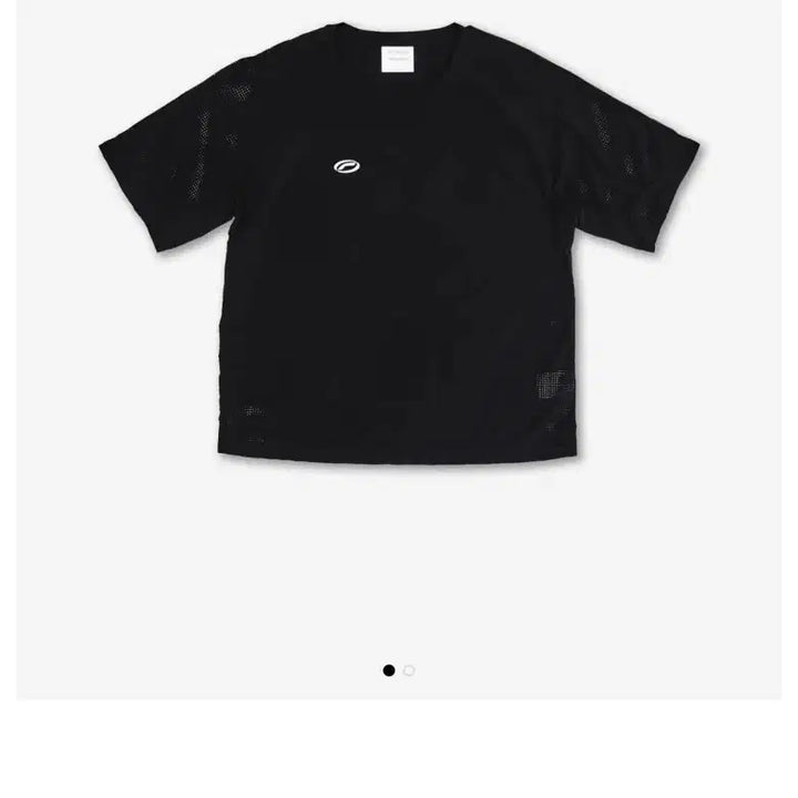 [BUNJANG] Optimistic Runners Perforated Short Sleeve T-shirt / 옵티미스틱 러너스 퍼포레이티드 반팔 티셔츠 블랙