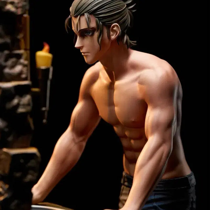 [BUNJANG] Damocles Studio Attack on Titan Eren Yeager Resin Statue / 진격의 거인 에렌 예거 레진 피규어 damocles 스튜디오