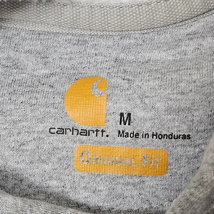 [BUNJANG] Carhartt Brushed Hoodie Grey / [m] 칼하트 기모 후드티 그레이