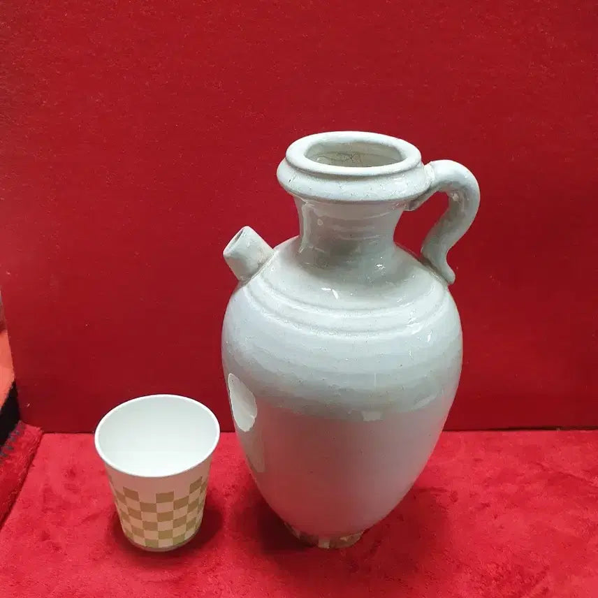 [BUNJANG] Song Dynasty Celadon Porcelain Pitcher / 송백자 주자.