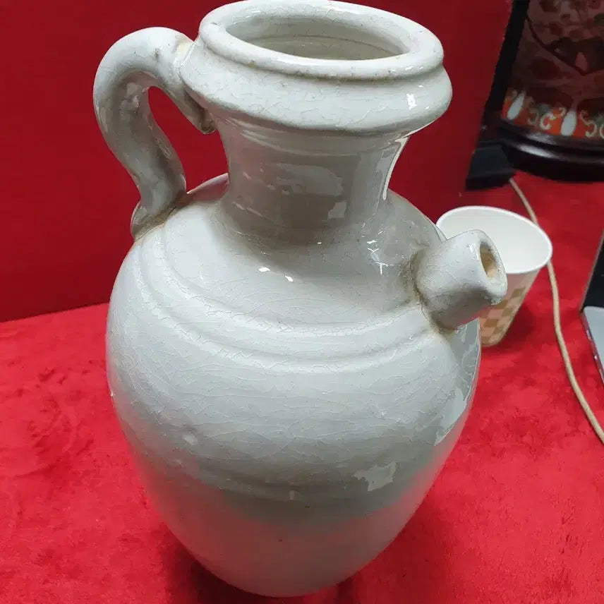 [BUNJANG] Song Dynasty Celadon Porcelain Pitcher / 송백자 주자.