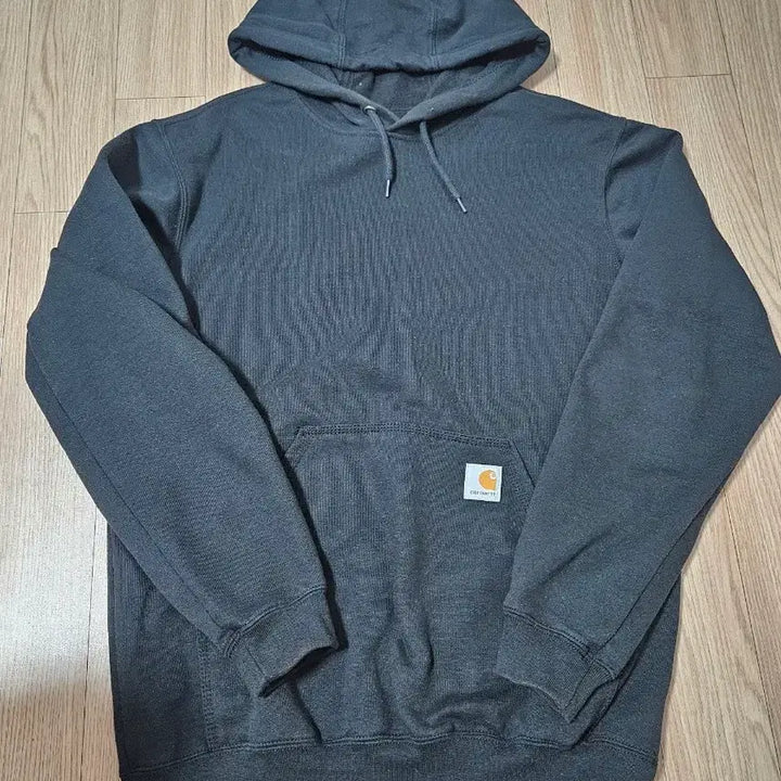 [BUNJANG] Carhartt K121 Black Fleece Hoodie / [s] 칼하트 k121 기모 후드티 블랙