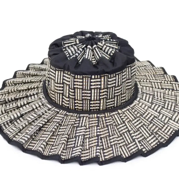 [BUNJANG] Lorna Murray Black Bamboo Island Capri Hat / [Lorna Murray] 로나머레이 블랙밤부 아일랜드 카푸리 L사이즈