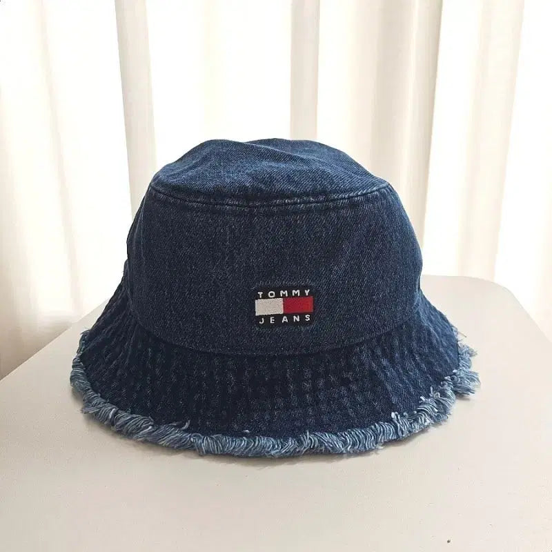 [BUNJANG] Tommy Hilfiger Heritage Denim Bucket Hat / 타미힐피거 헤리티지 데님 버킷햇