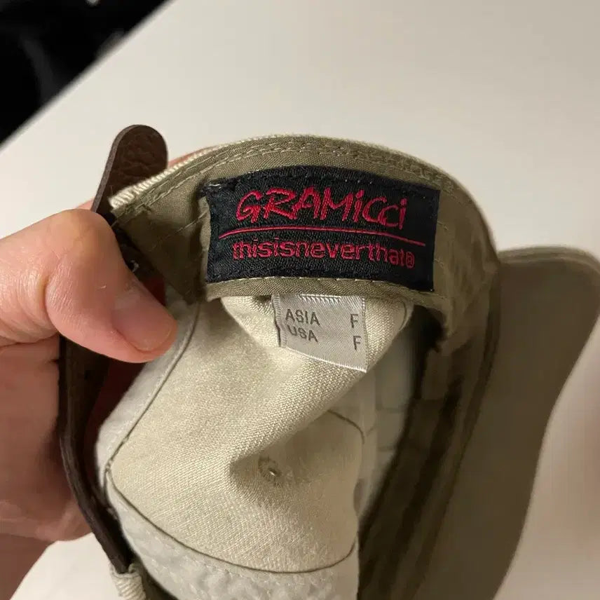 [BUNJANG] Gramicci x Thisisneverthat Mountain Cap (Khaki) / 그라미치 디스이즈네버댓(디네댓) 모자(마운틴캡 카키)