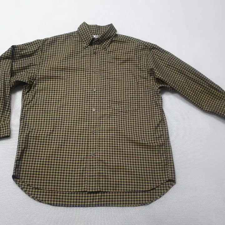 [BUNJANG] Uniqlo Check Long Sleeve Shirt Size L (105) / 유니클로 체크 긴팔 셔츠 105