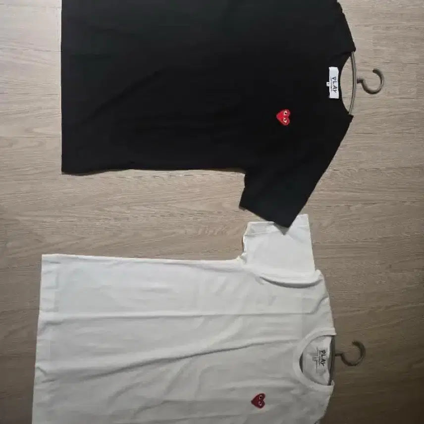 [BUNJANG] Comme des Garçons PLAY Black/White Heart T-Shirt / 꼼데가르송 하트 반팔티 블랙/화이트