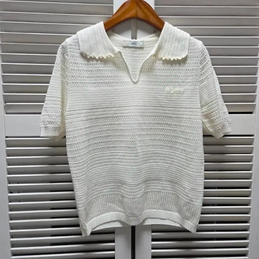 [BUNJANG] DUEL Open Collar Summer Knit / 듀엘 오픈카라넥 여름니트 2025년제품