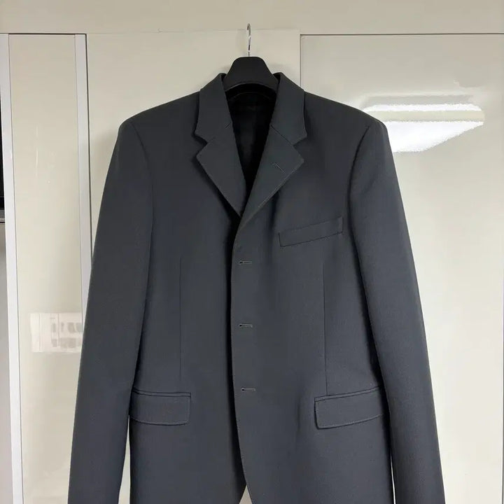[BUNJANG] LEMAIRE Wool Blend Single Breasted Jacket Grey / [48, 그레이] 르메르 울 블랜드 싱글 브레스티드 자켓