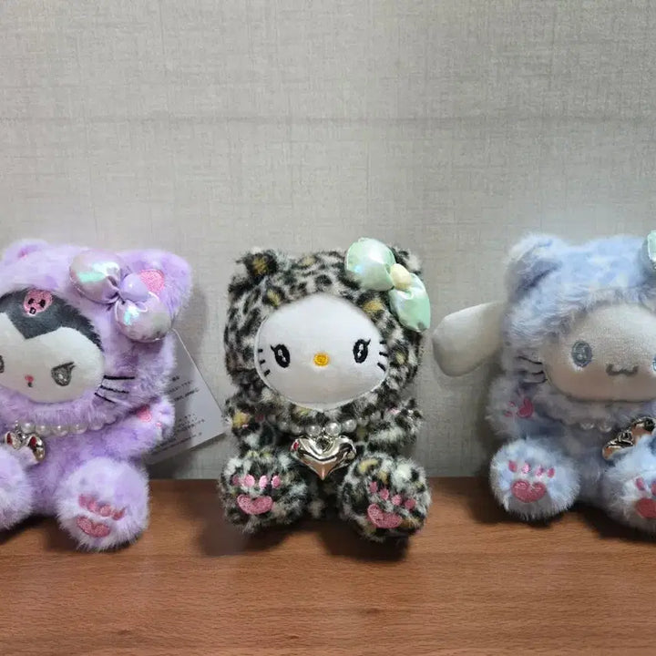 [BUNJANG] Sanrio Hopi Neko Series Keychain Doll - Kitty, Kuromi, Cinnamoroll / 산리오 호피네코 시리즈 키링 인형 키티 쿠로미 시나모롤