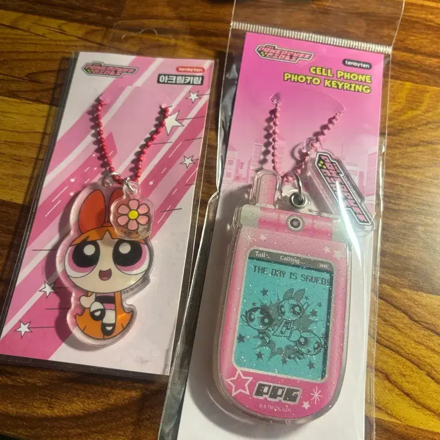 [BUNJANG] Powerpuff Girls Acrylic Keychain / 파워퍼프걸키링