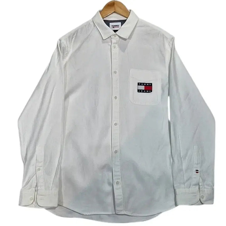 [BUNJANG] Tommy Hilfiger Patch Logo Shirt / [M]타미힐피거 패치 로고 셔츠(만원샵)