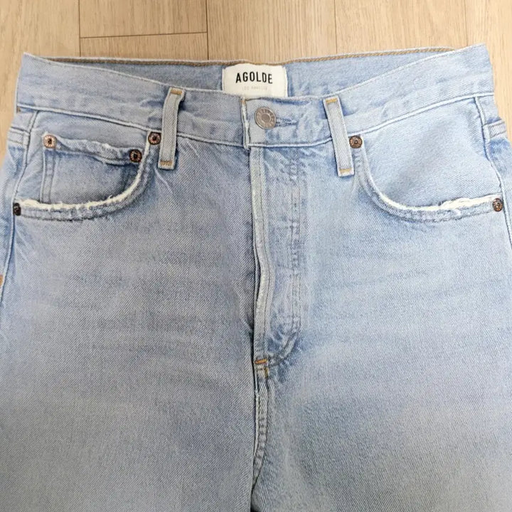 [BUNJANG] Agolde Light Wash Denim Jeans / 에이골디 렌 진