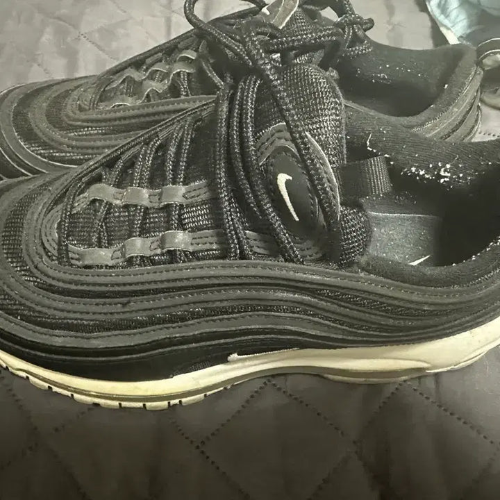 [BUNJANG] Nike Air Max 97 Black Sneakers (255mm) / 나이키 에어맥스97 블랙 255mm 팔아요