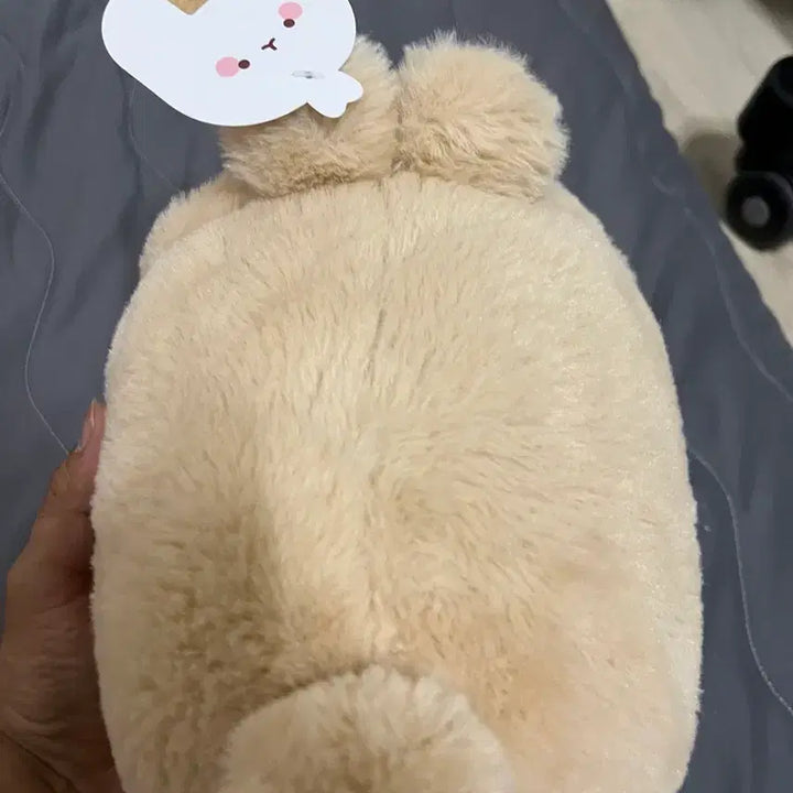 [BUNJANG] Molang Medium Brown Plush Doll / 몰랑 인형 중형 갈색