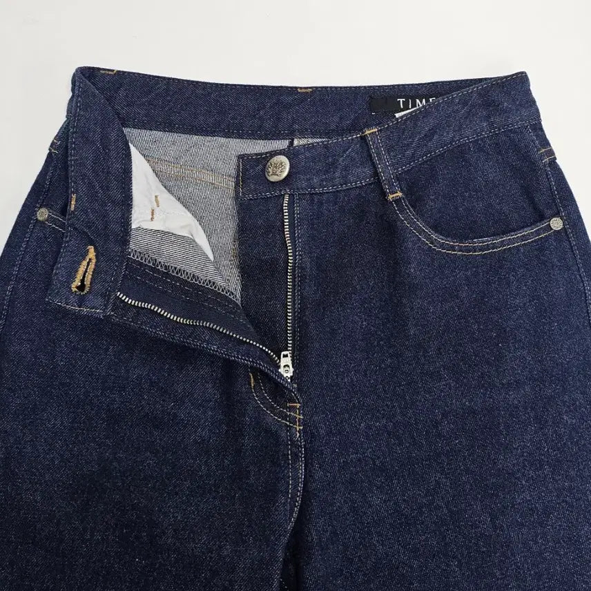 [BUNJANG] Time Time Semi Bootcut Denim Pants / TIME 한섬 타임 세미 부츠컷 데님 팬츠 (24년)