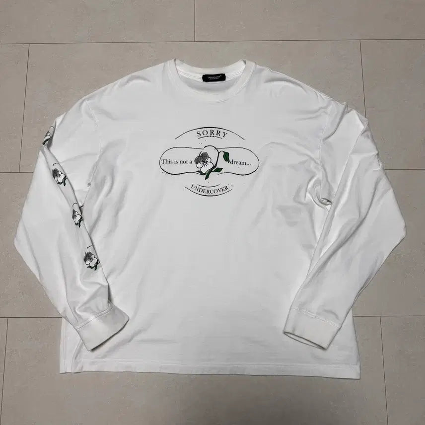 [BUNJANG] Undercover Graphic Long Sleeve T-Shirt White / [언더커버] 그래픽 롱슬리브 5