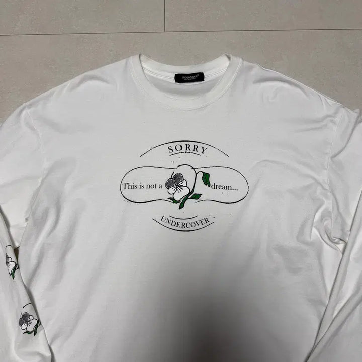 [BUNJANG] Undercover Graphic Long Sleeve T-Shirt White / [언더커버] 그래픽 롱슬리브 5