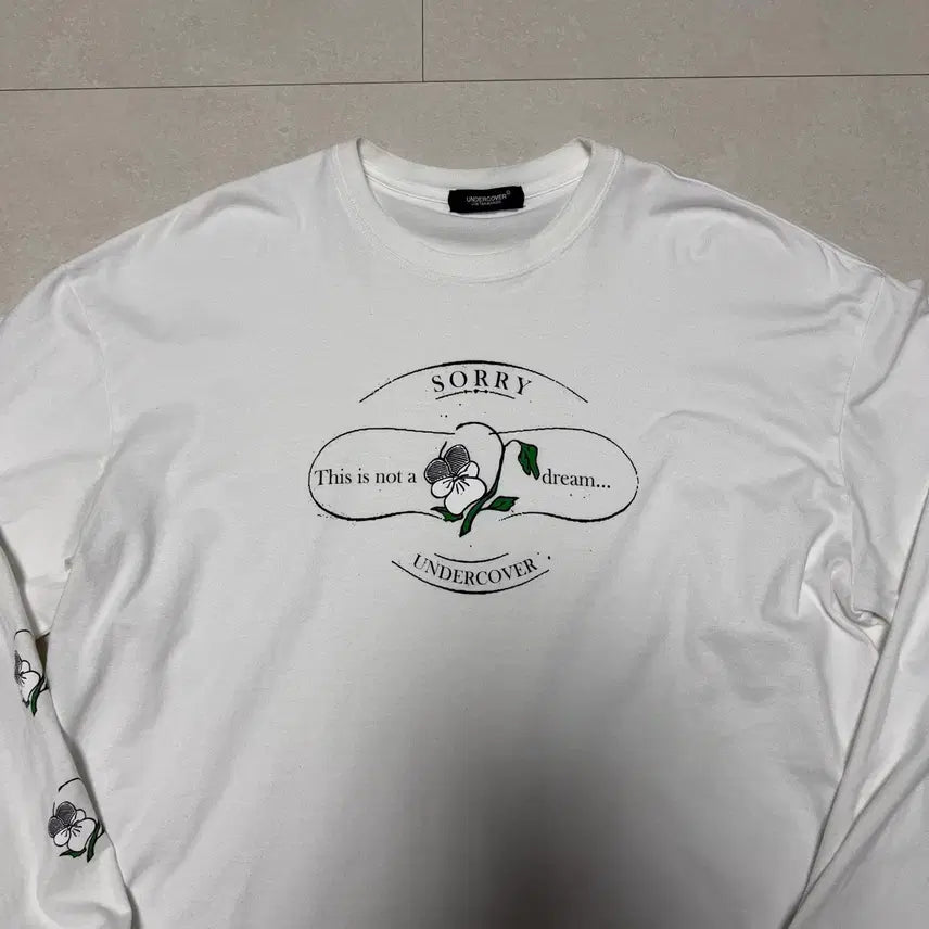[BUNJANG] Undercover Graphic Long Sleeve T-Shirt White / [언더커버] 그래픽 롱슬리브 5