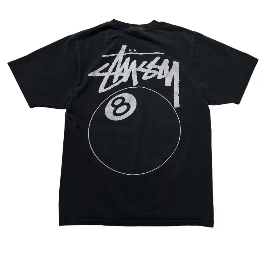 [BUNJANG] Stussy 8 Ball T-Shirt Black / [S] Stussy 스투시 8볼 반팔 티셔츠 블랙