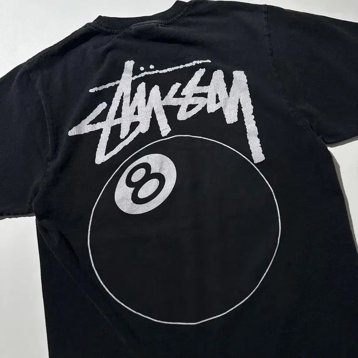 [BUNJANG] Stussy 8 Ball T-Shirt Black / [S] Stussy 스투시 8볼 반팔 티셔츠 블랙