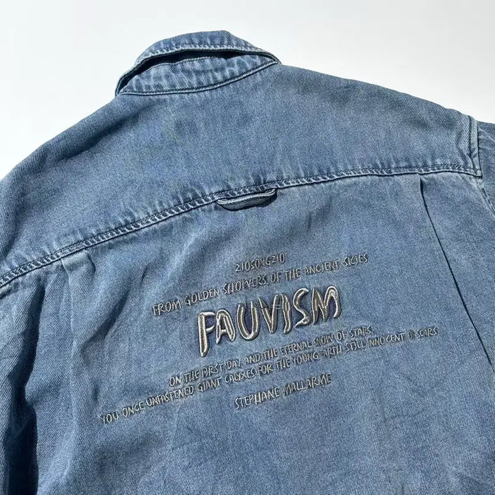[BUNJANG] ZIOSONGZIO 25ss Denim Short-Sleeve Shirt (L-XL) / [L-XL] 25ss ZIOSONGZIO 지오송지오 데님 반팔 셔츠
